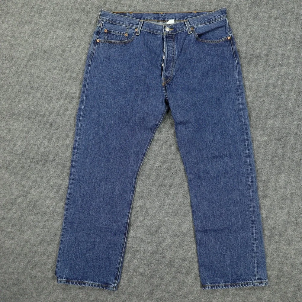 Vintage Levis 501 Mens Jeans Original Straight Button Fly Y2K 40x30